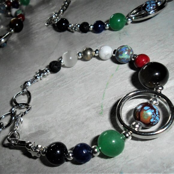Galaxy Bracelets - Four (4) available Handmade with polished stones - Picture 4 of 4